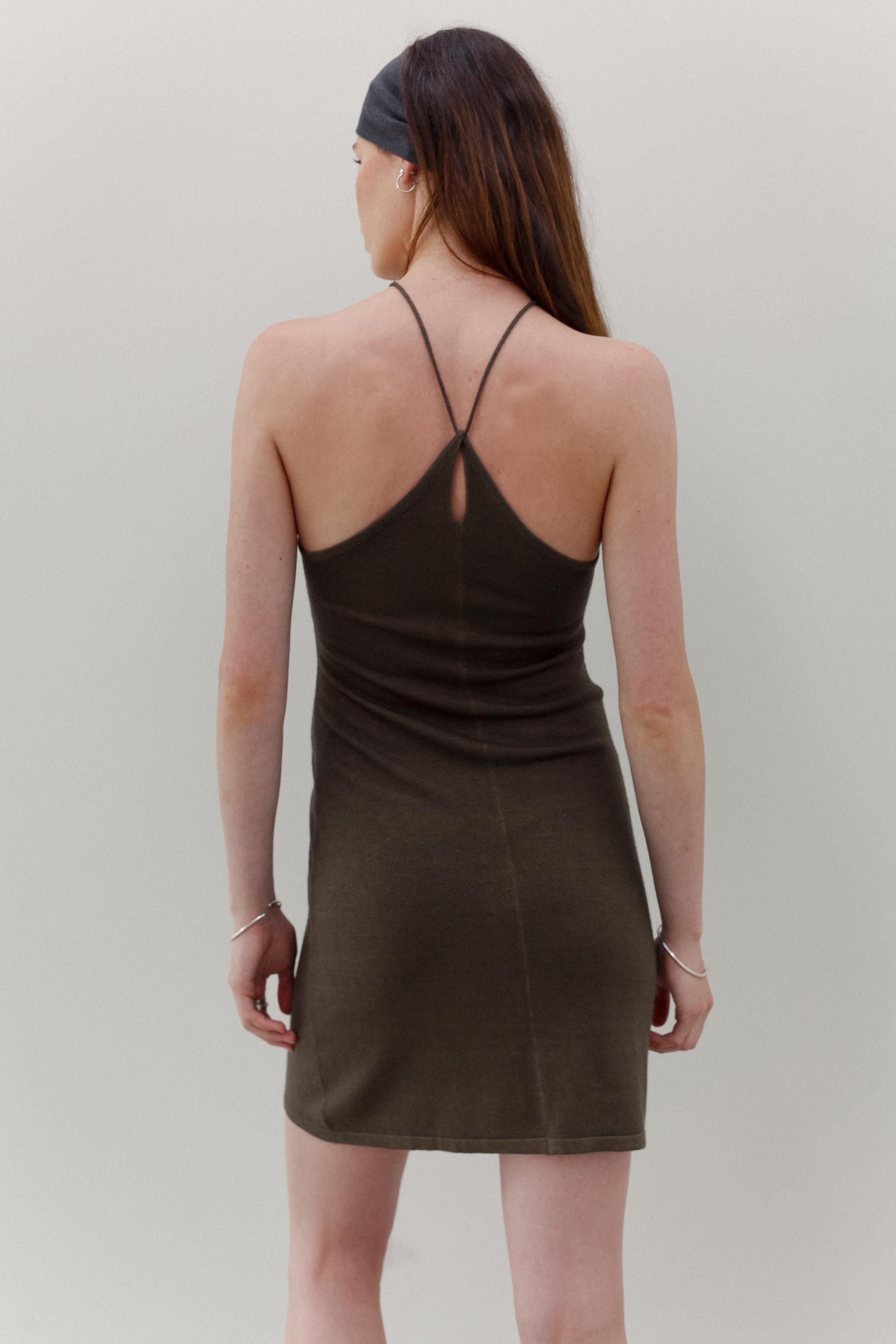 Delta Bamboo Cotton Dress - Moss