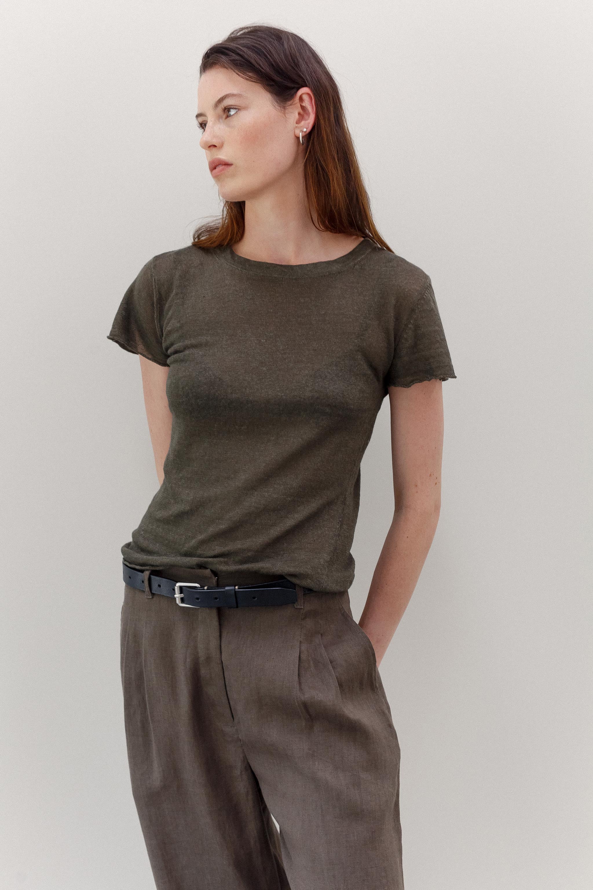 Maverick Linen Pants - Khaki