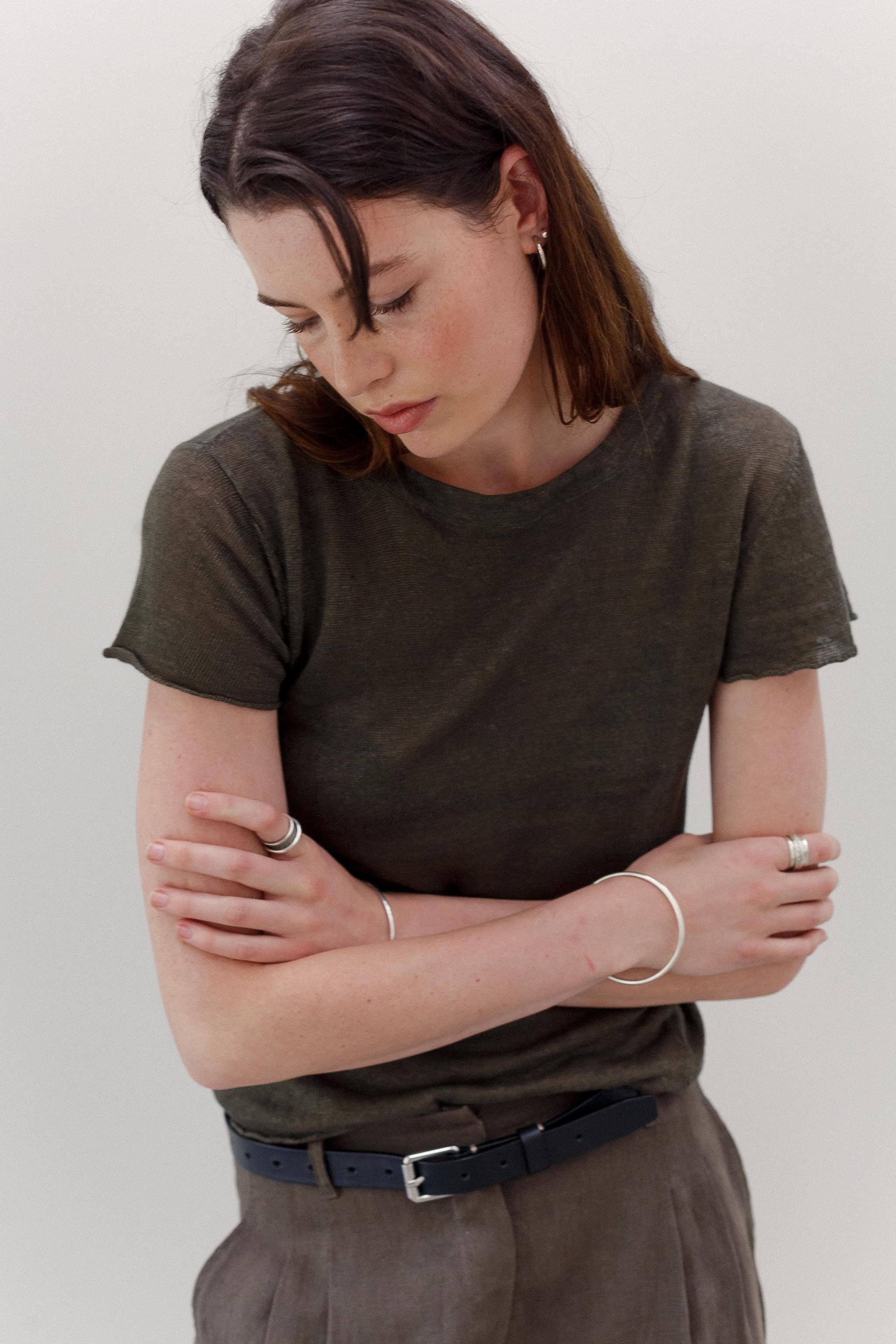 Minikin Linen Top - Bush Walk