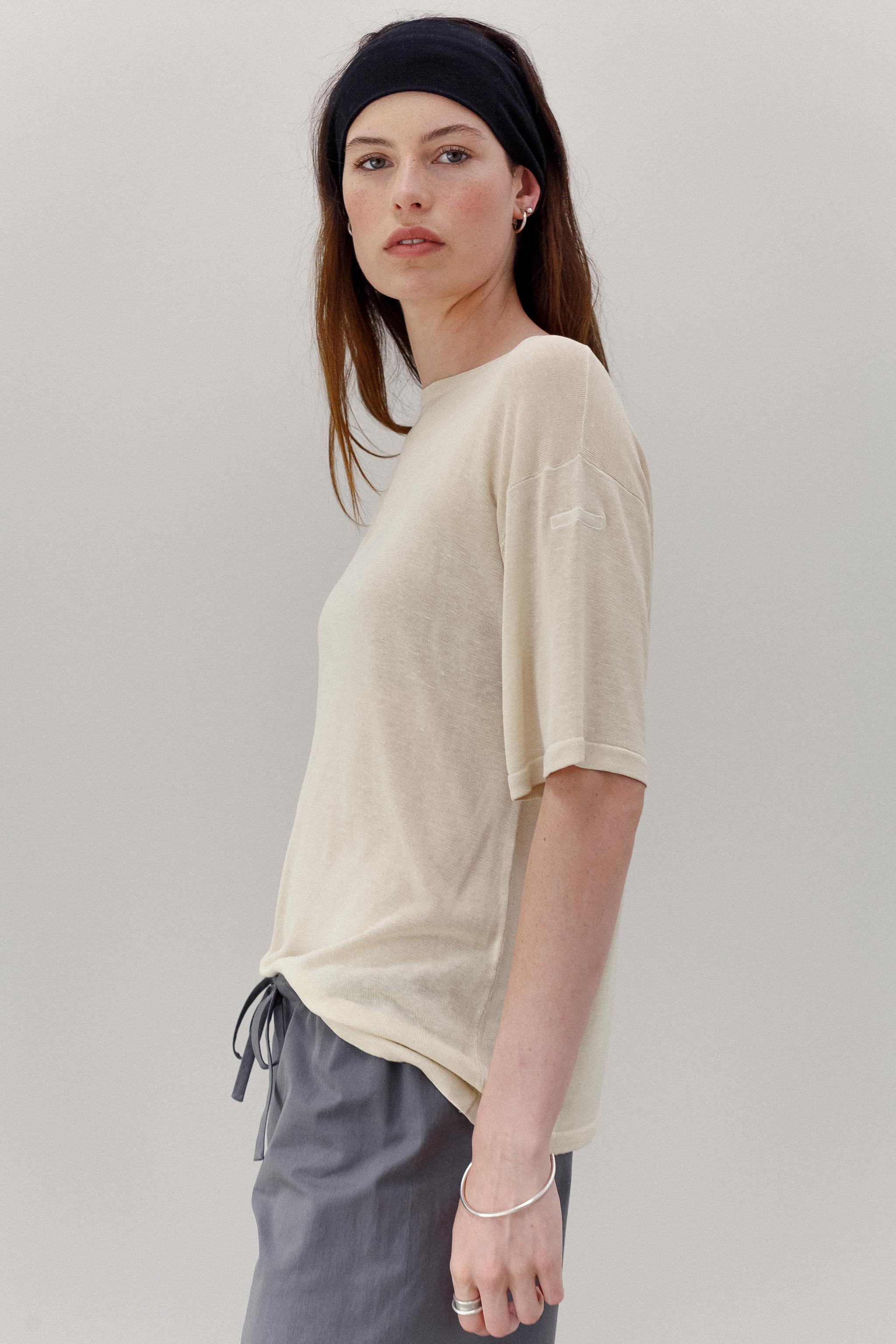 Rei Silk Cashmere Band - Black