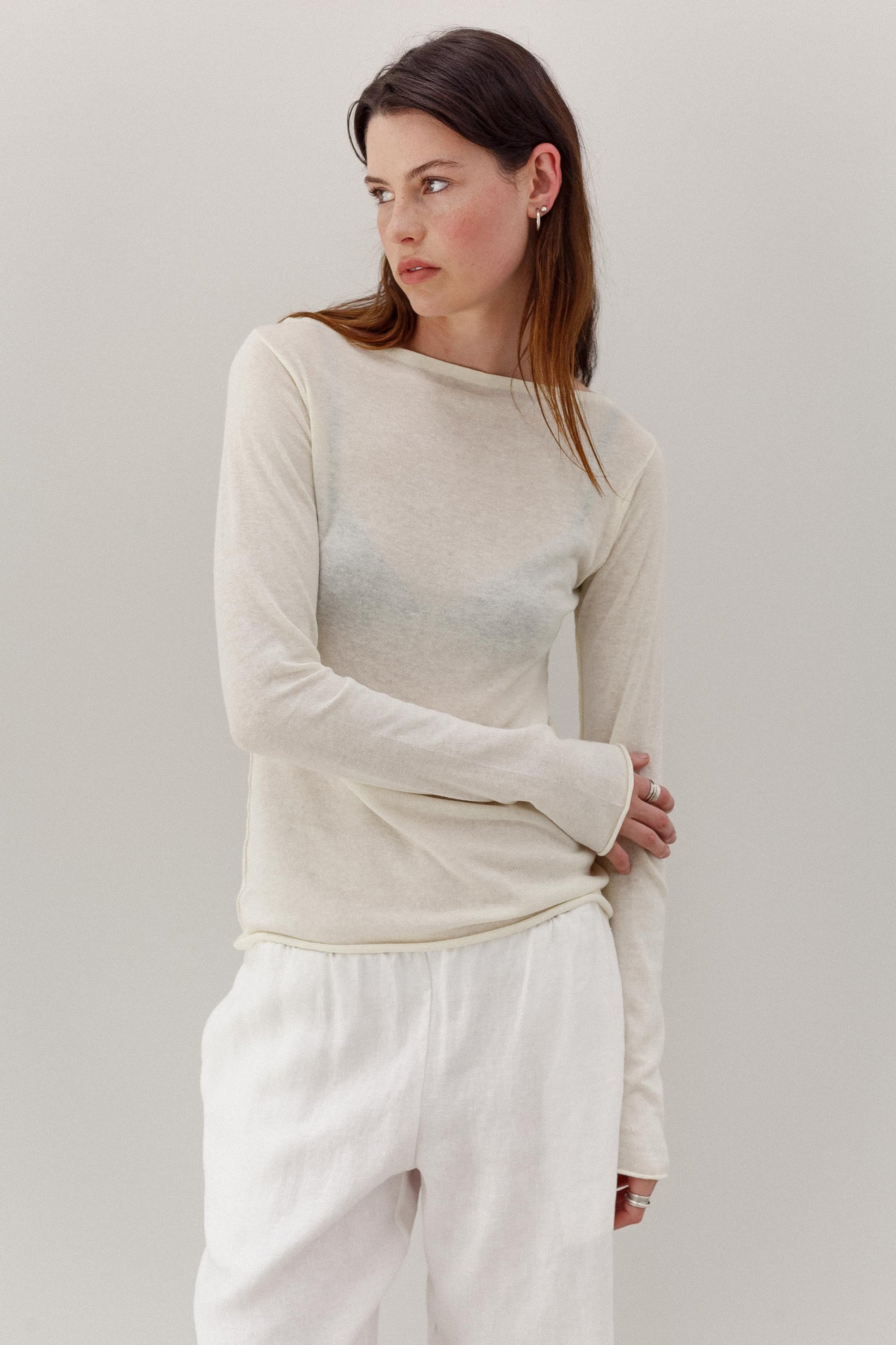 Hanape Hemp Top  - Creme