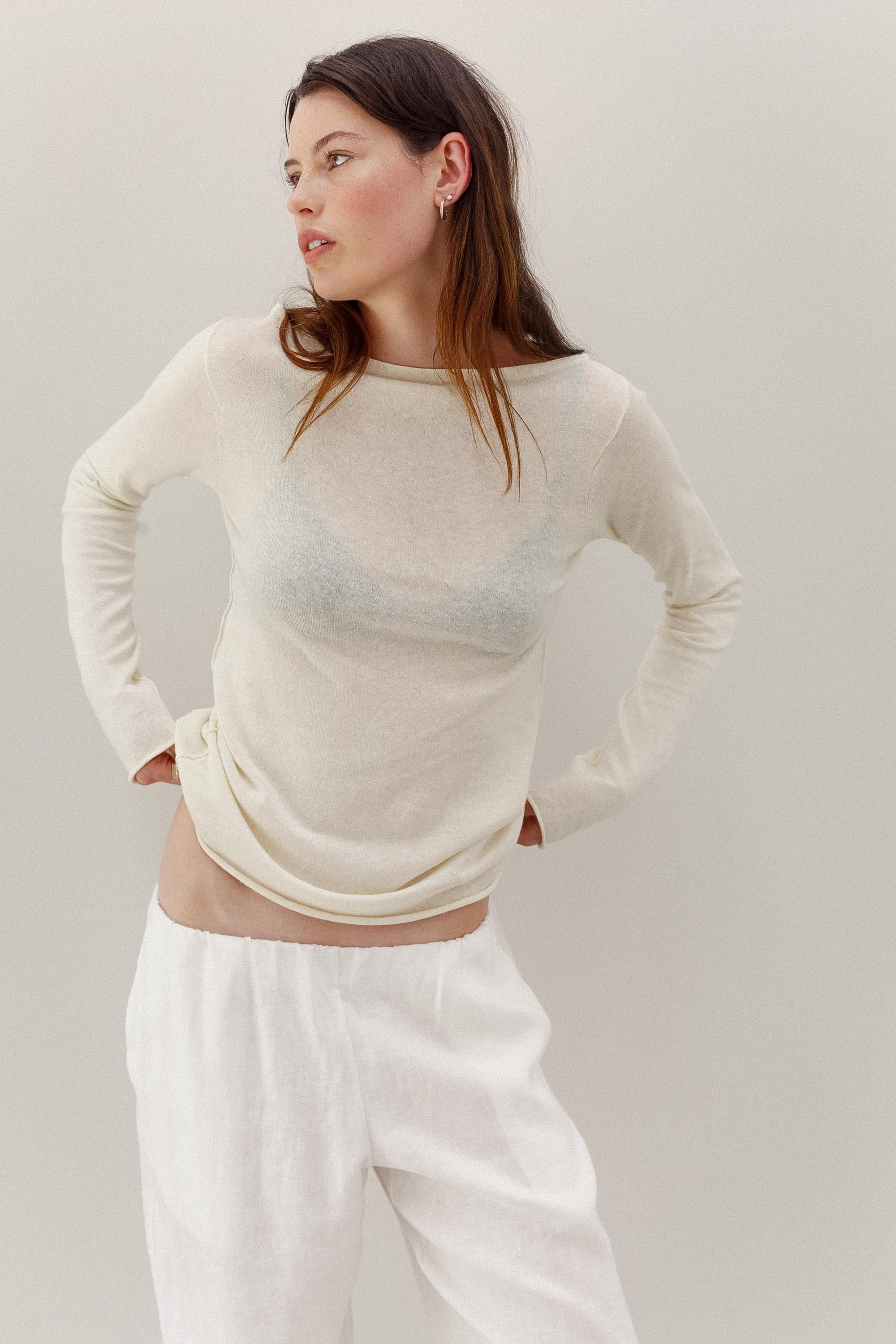 Hanape Hemp Top  - Creme