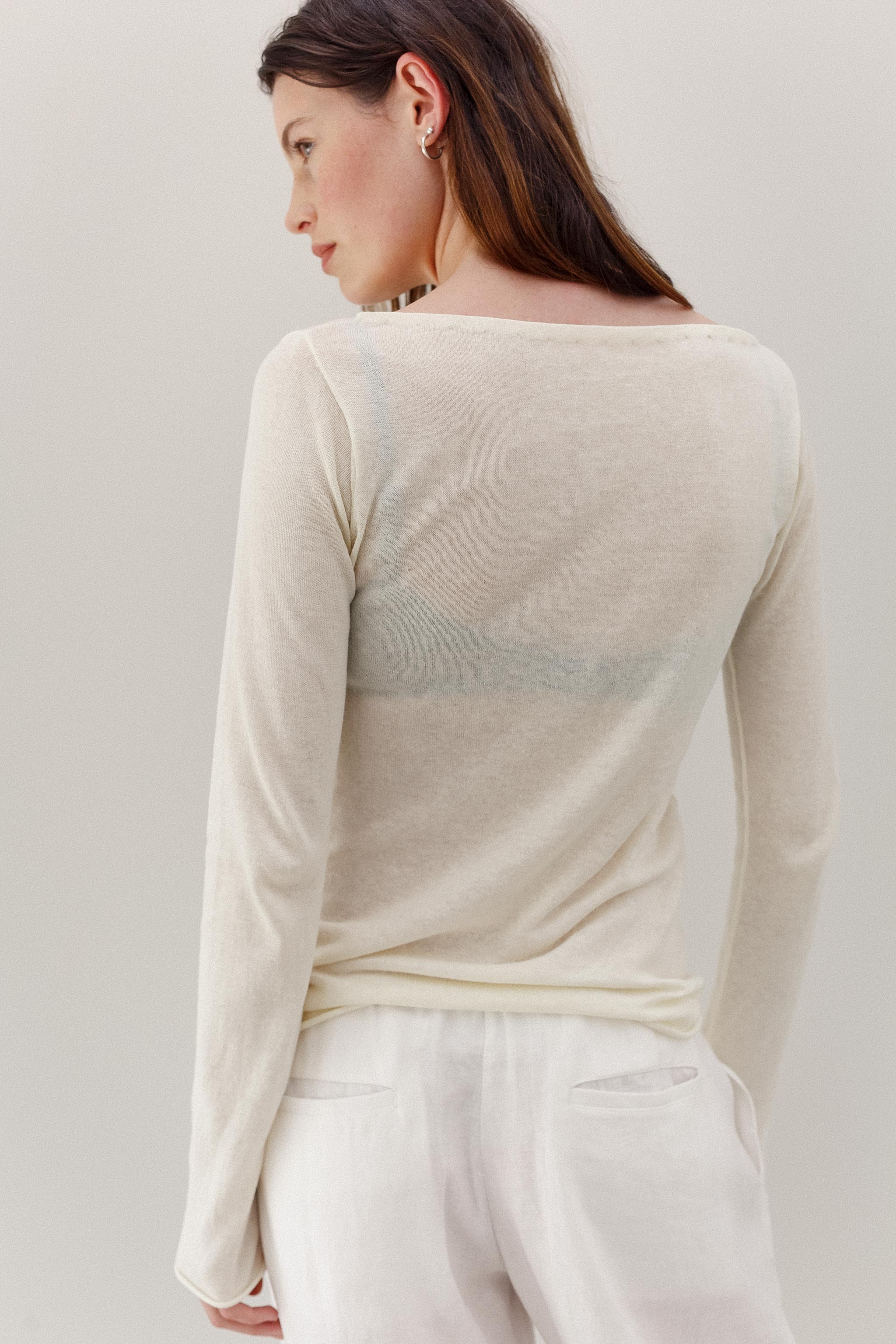 Hanape Hemp Top  - Creme