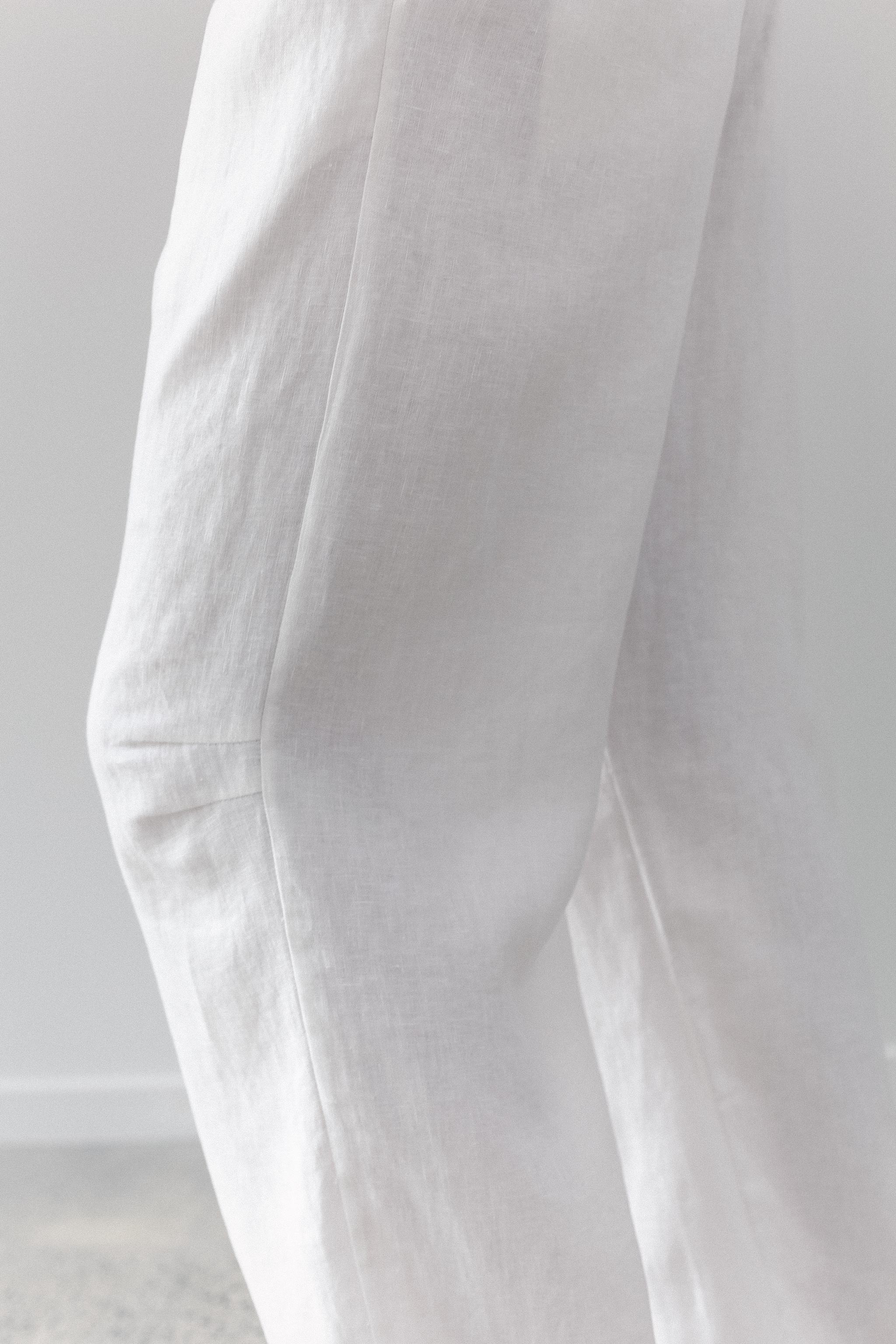 Ming Linen Pants - White
