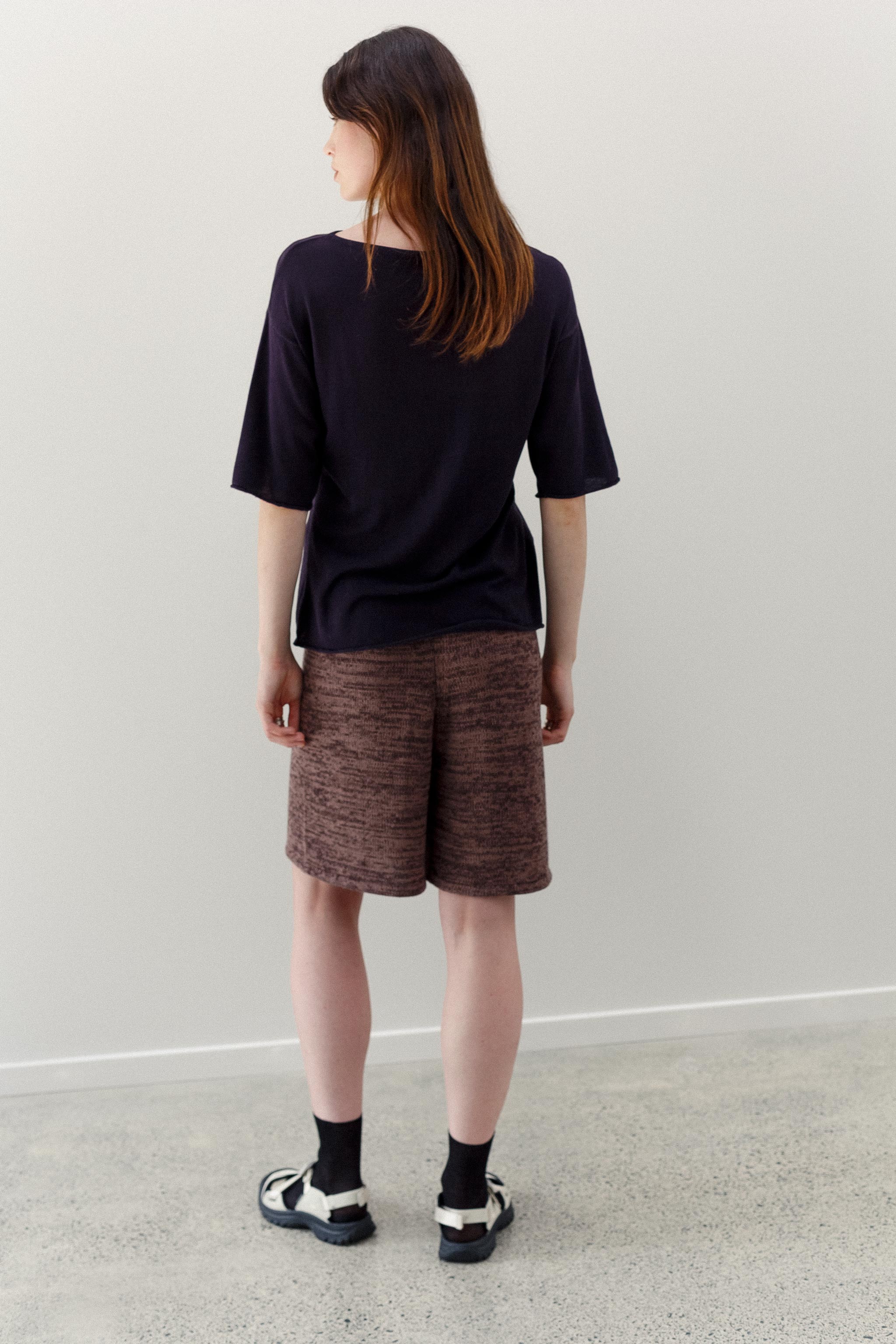 Haru Cashmere Cotton Shorts - Coco Cabana