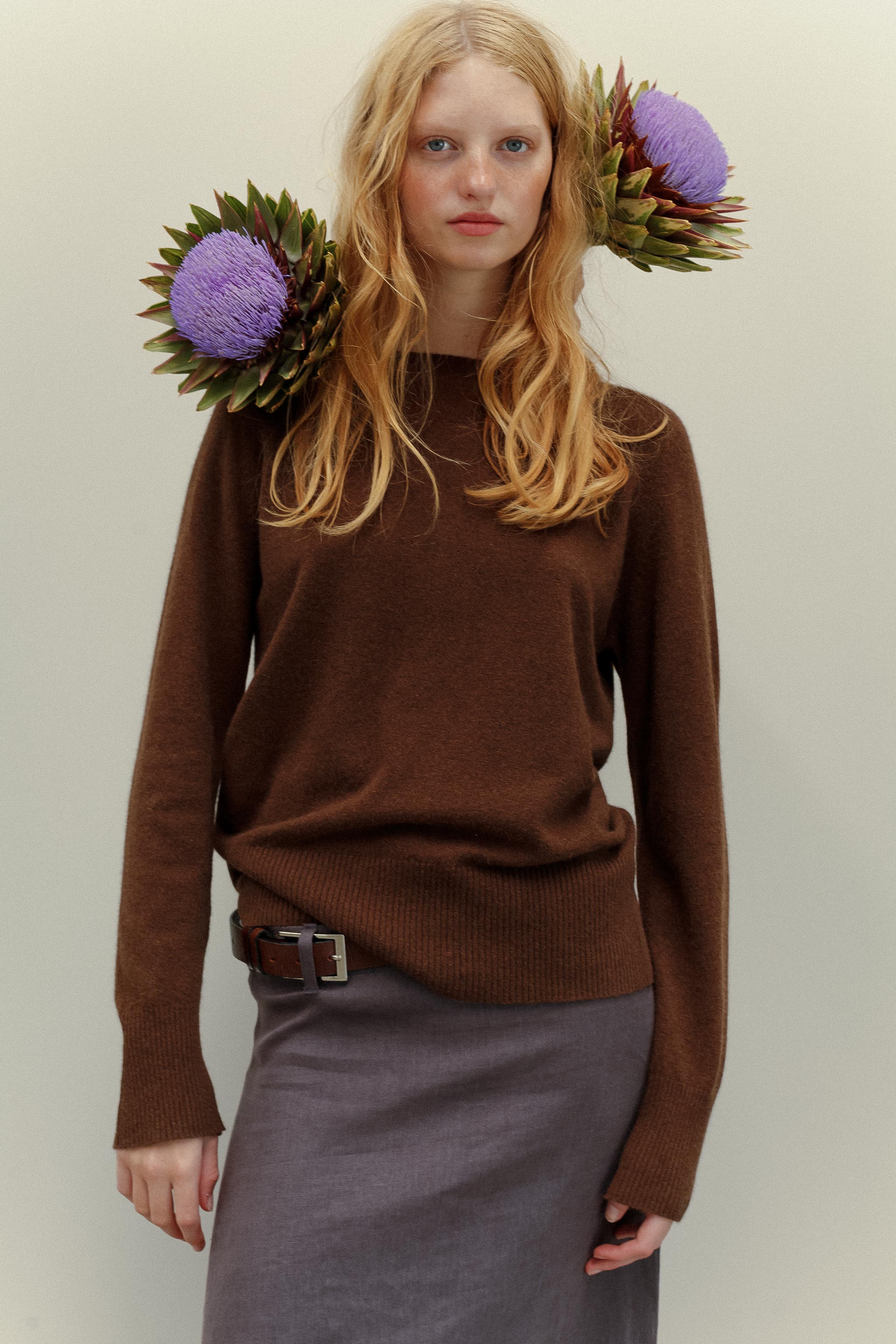 Leith Perino Jumper - Husk
