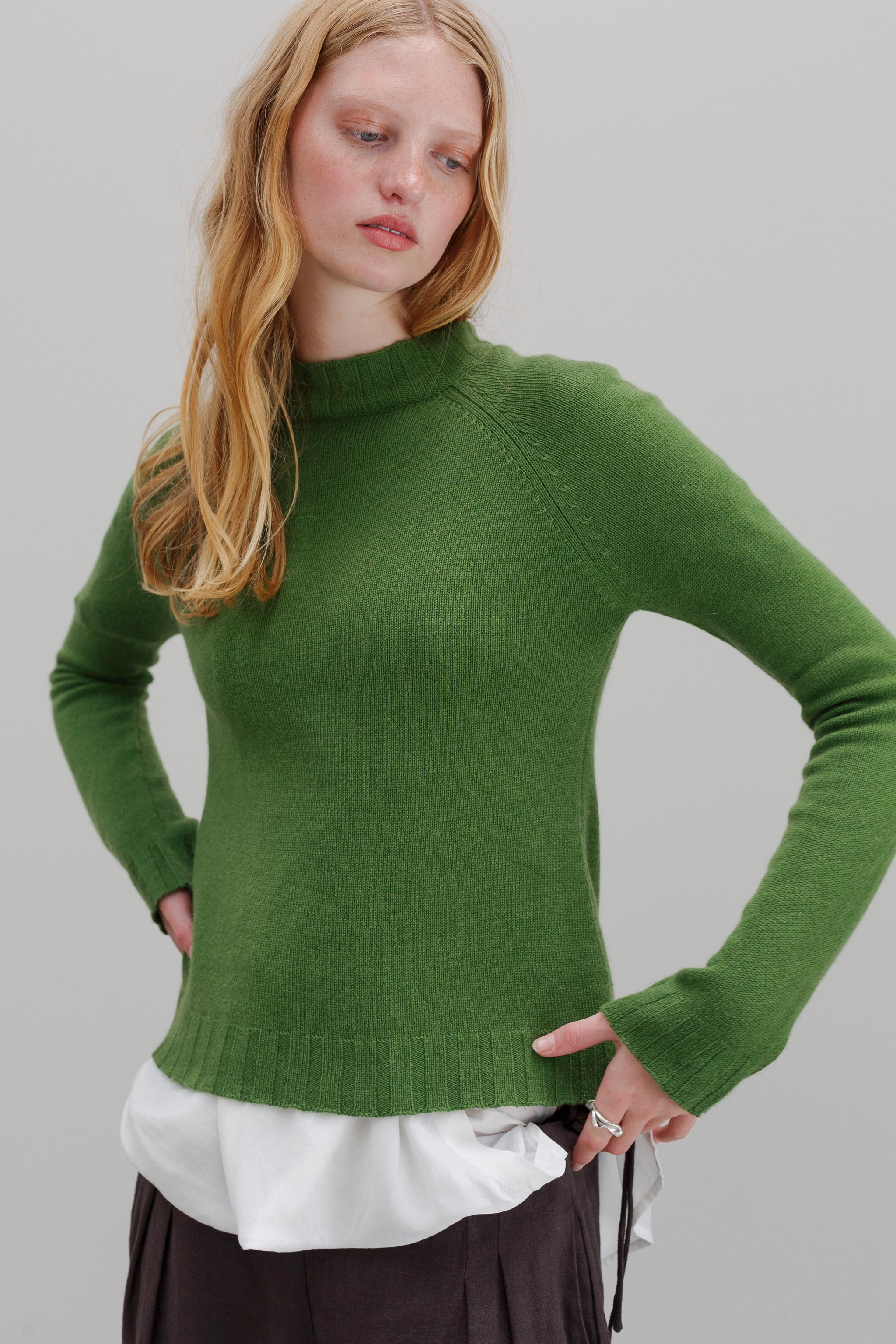 Holiday Cashmere Jumper - Green