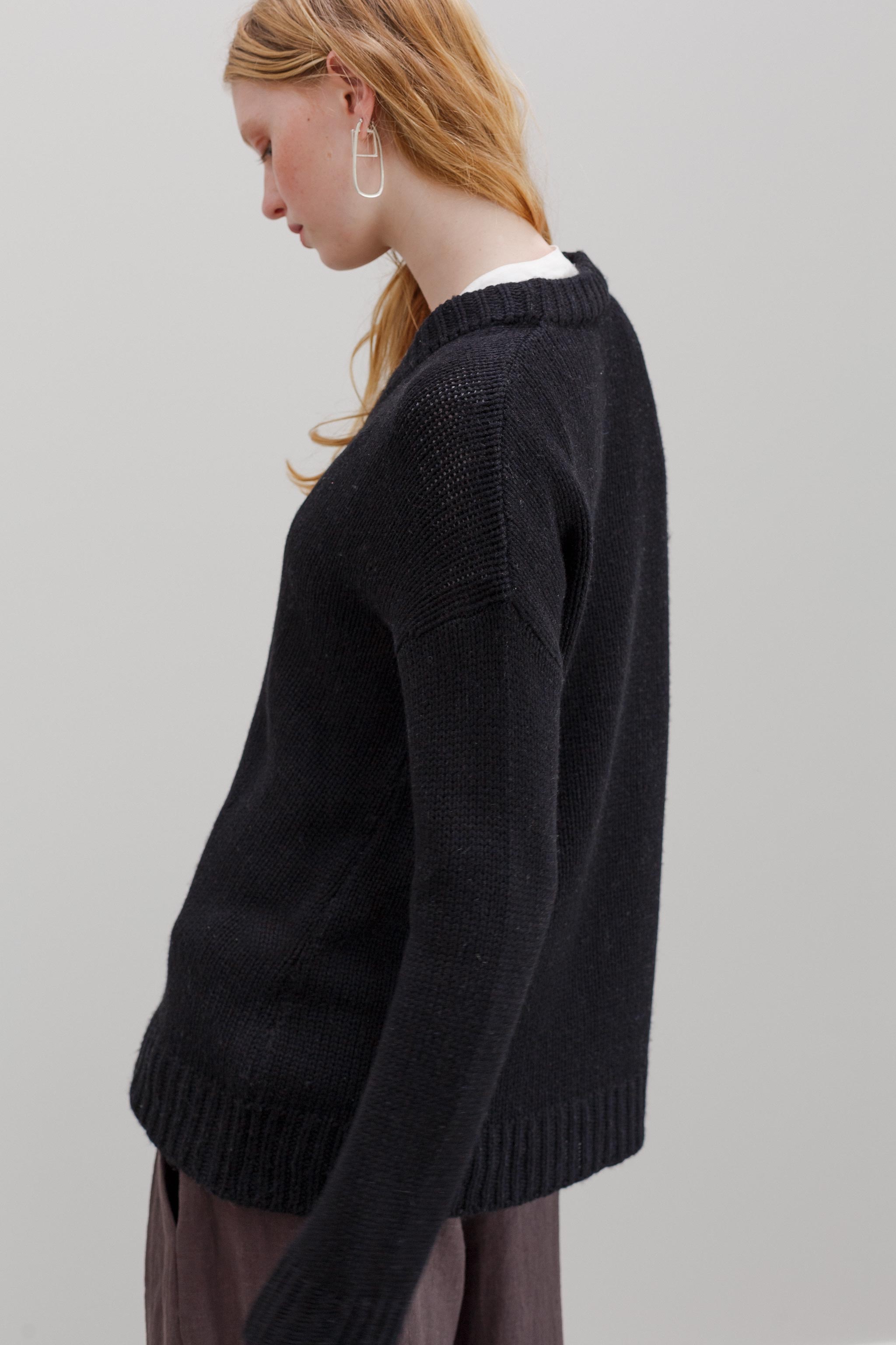 Kumi Merino Jumper - Black