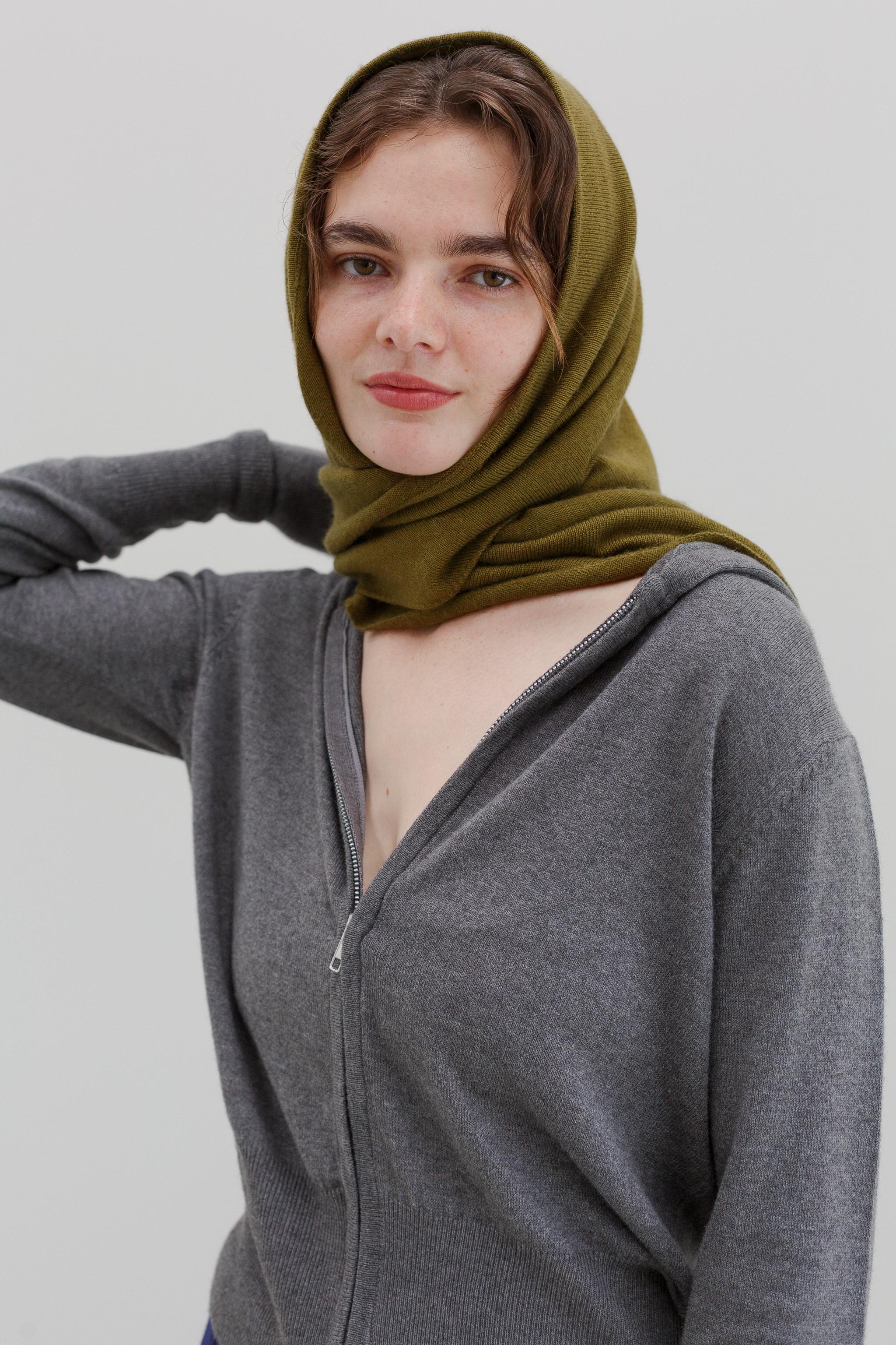 Consuelo Cashmere Scarf - Deep Chartreuse