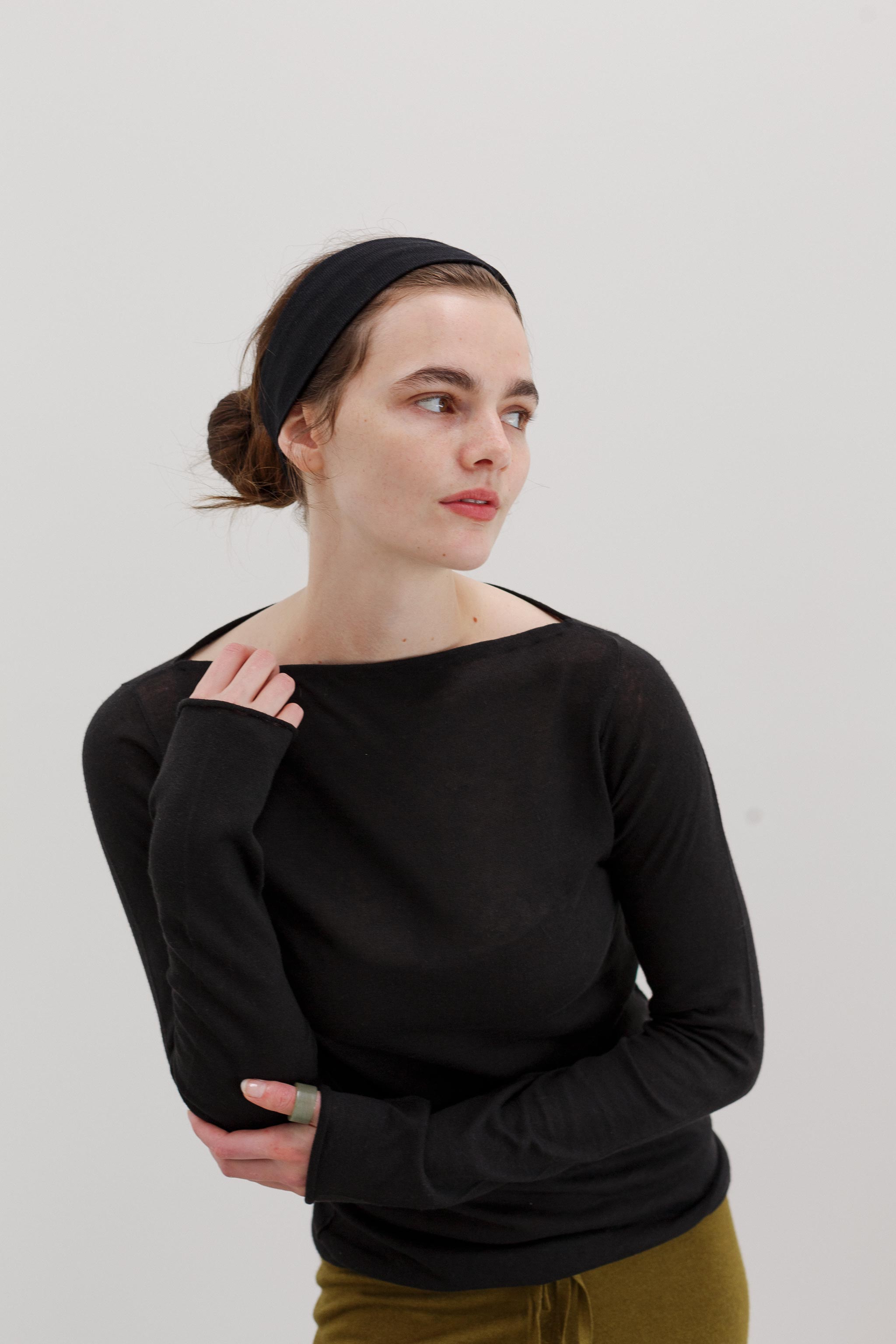 Hanape Hemp Top - Black