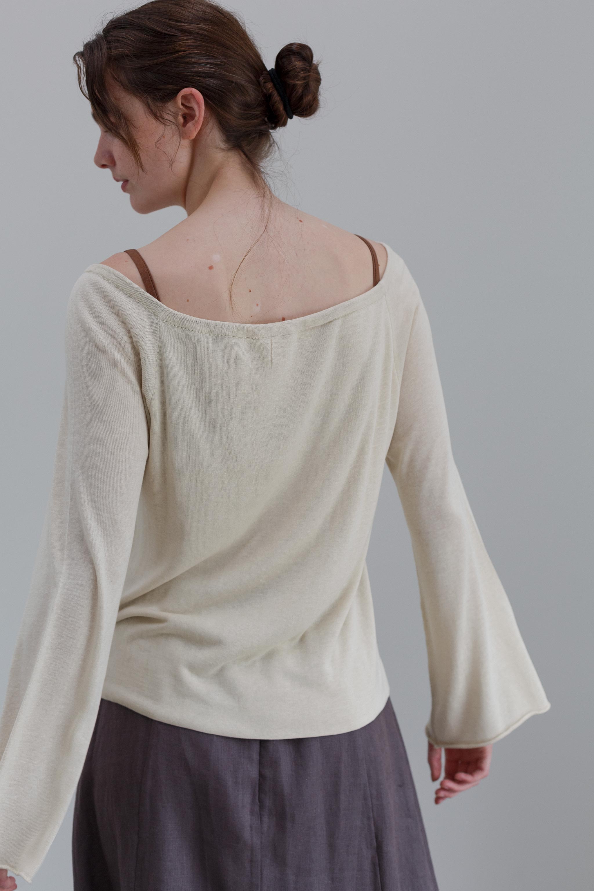 Amelon Silk Top - Cream