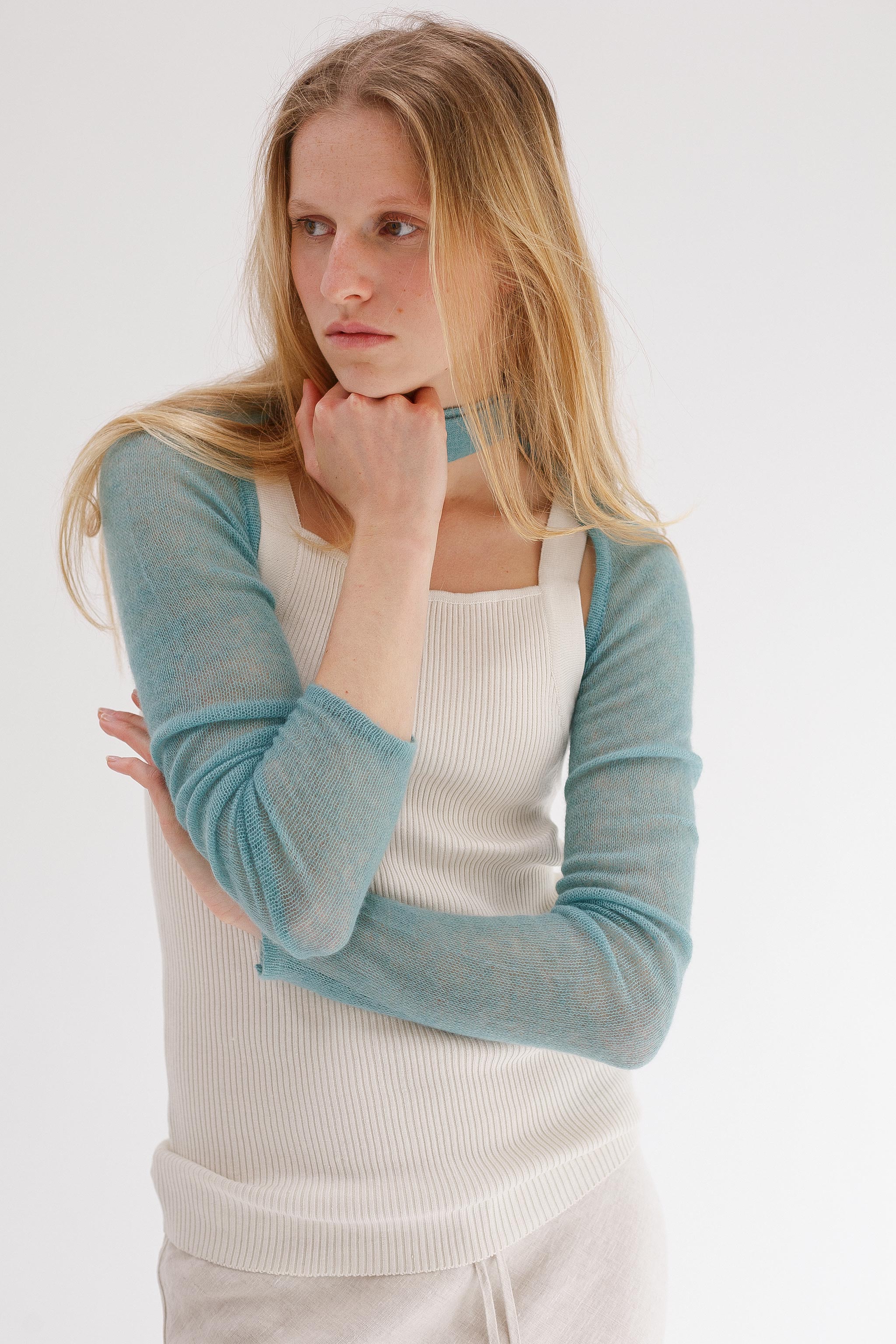 ZZ Cashmere Sleeves - Ocean