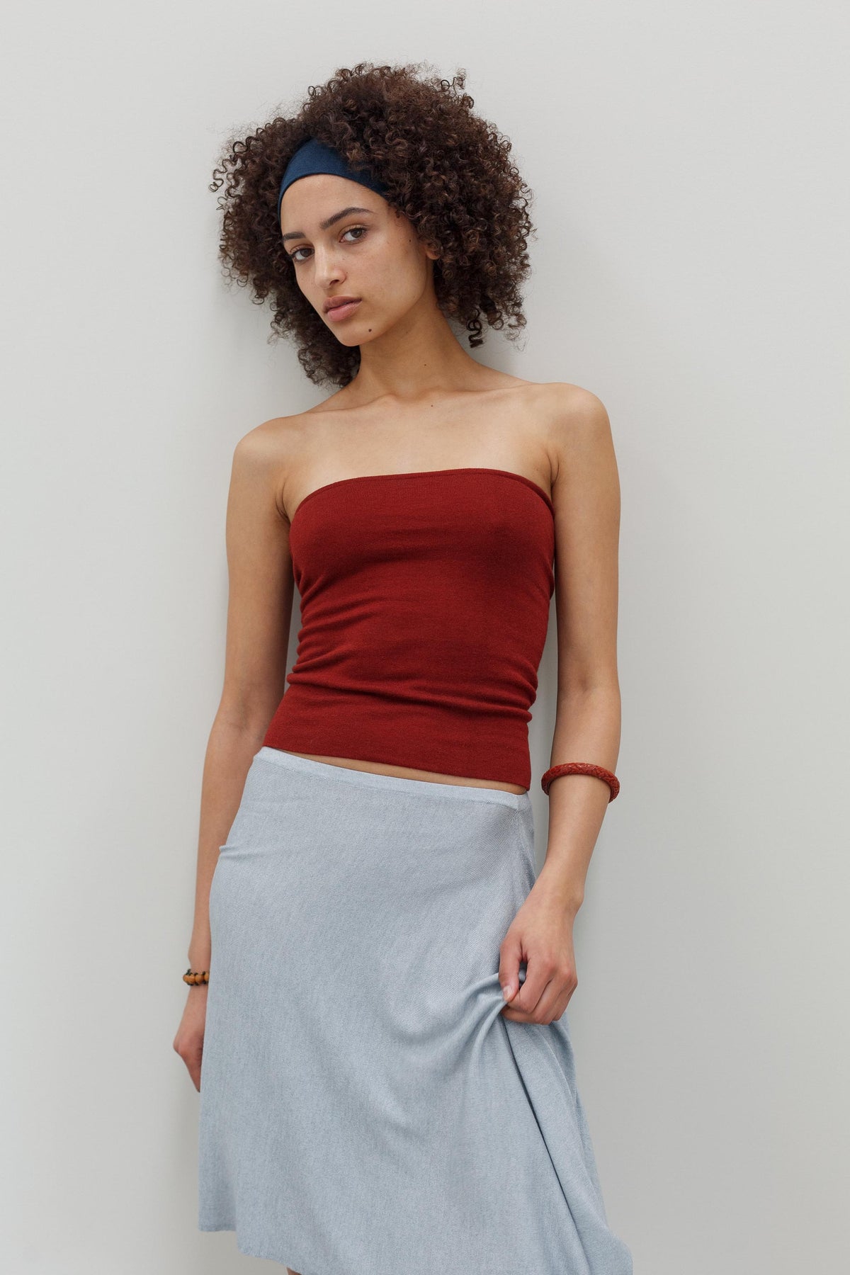 Opio Silk Cashmere Top - Claret