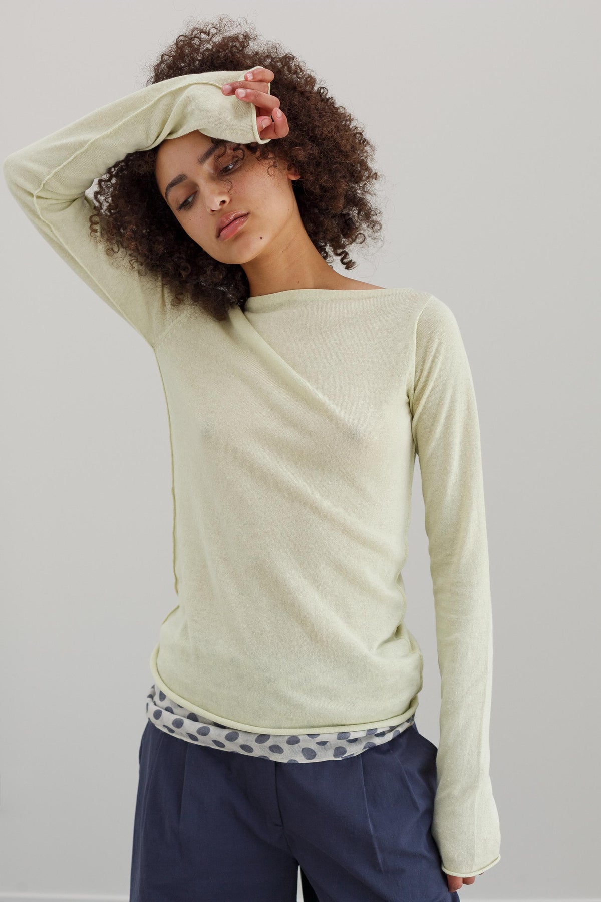 Hanape Hemp Top - Pistachio Whip