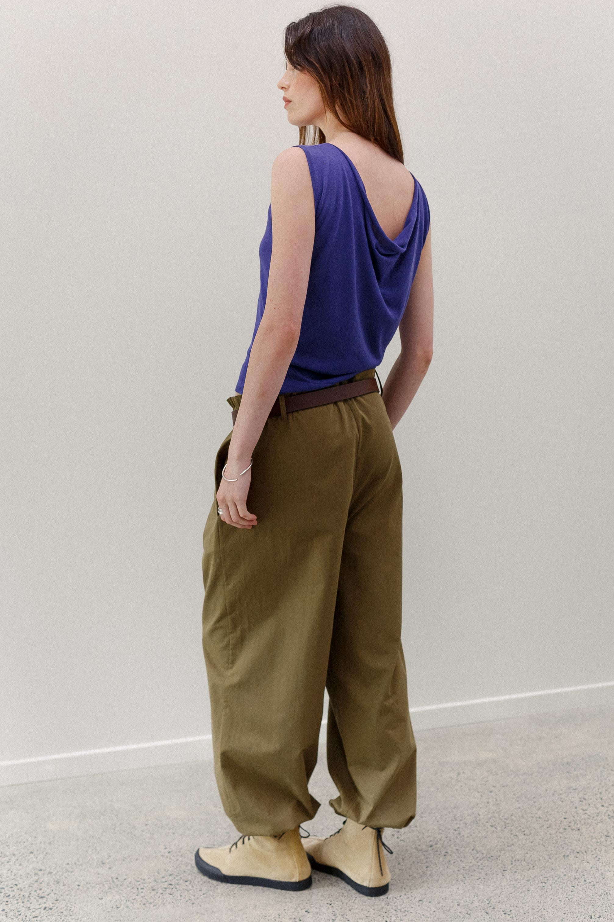 Jaker Cotton Pants - Green Tea