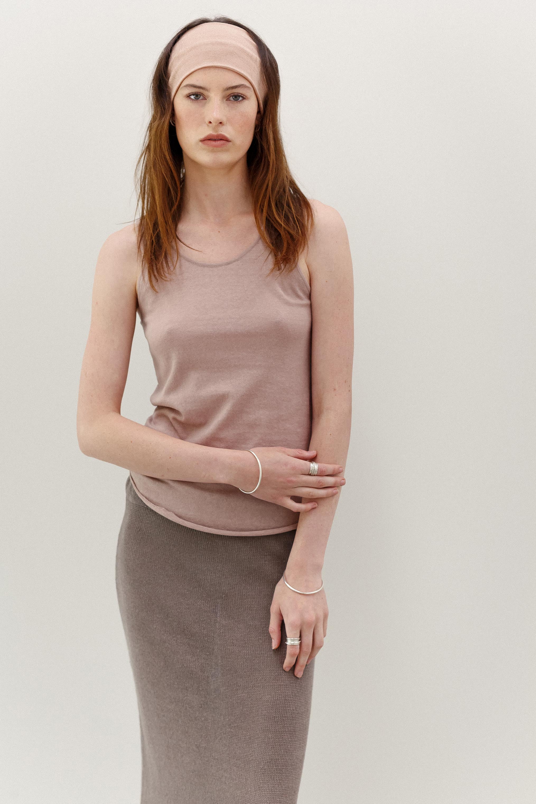 Rei Silk Cashmere Band - Rosebud
