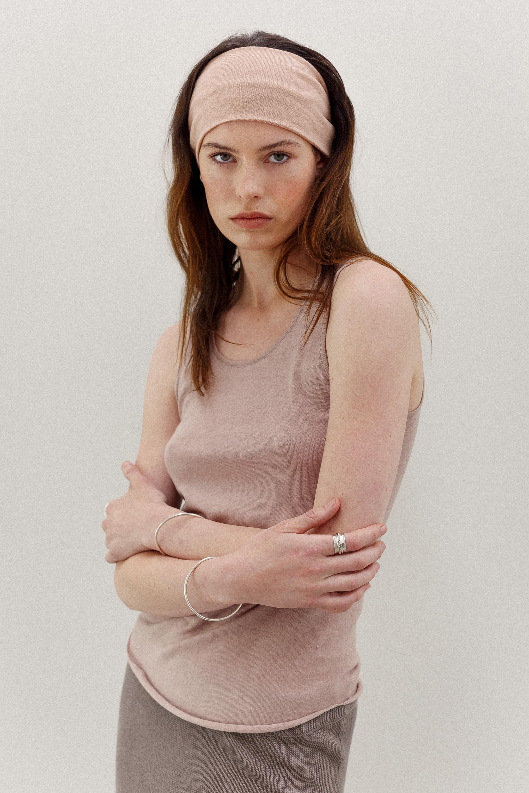 Rei Silk Cashmere Band - Rosebud