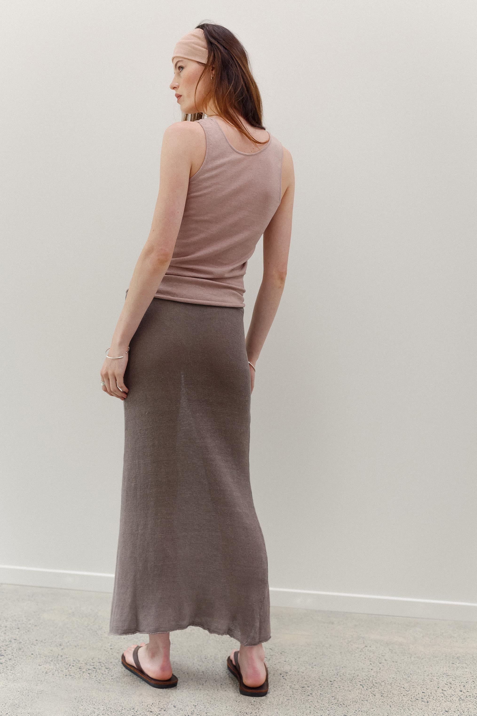 Chi Linen Skirt - Deer