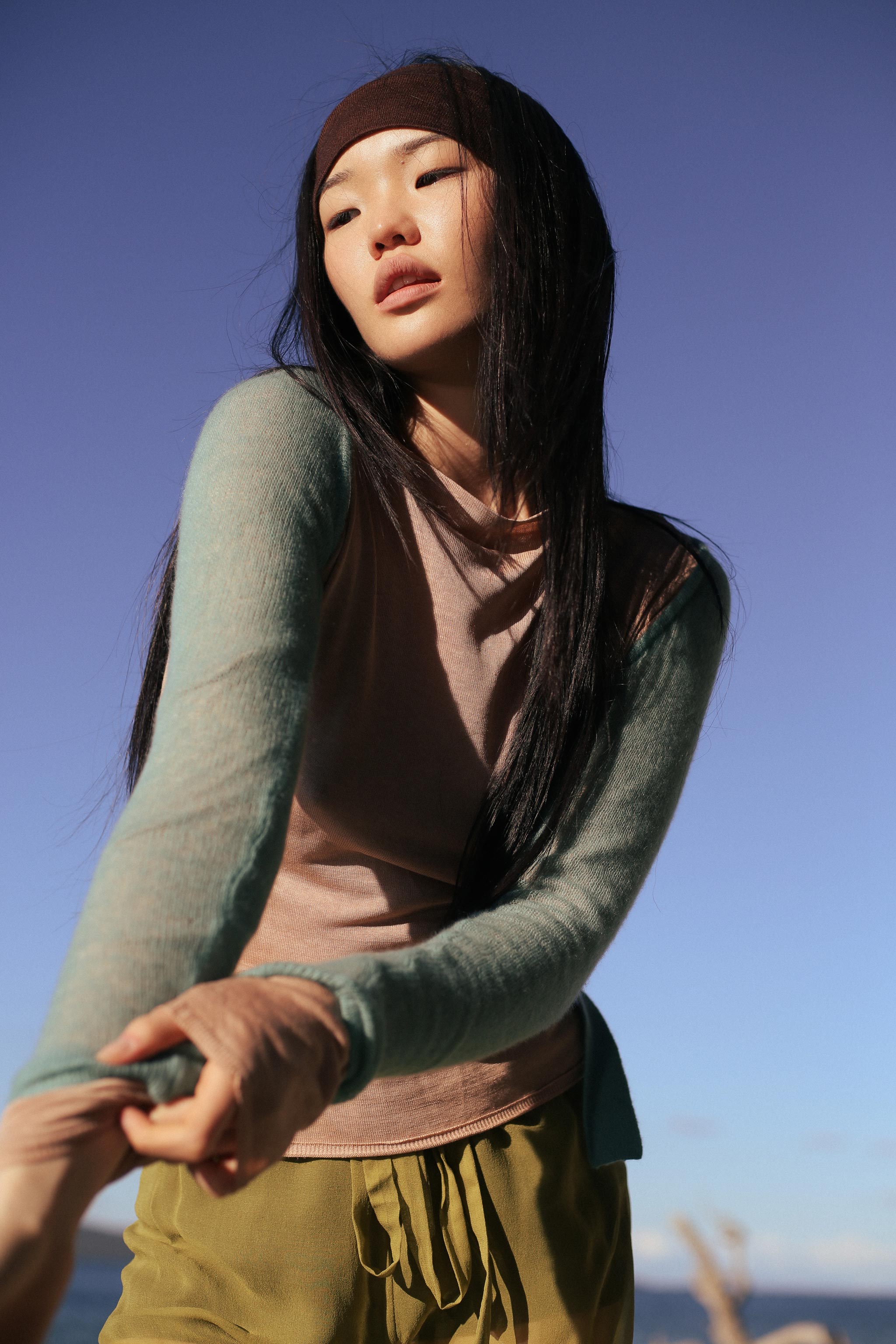 ZZ Cashmere Sleeves - Ocean