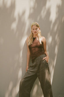 Maverick Linen Pants - Khaki