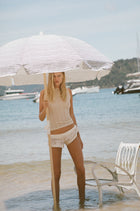 Onure Silk Web Tank - Sand