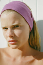 Rei Silk Cashmere Band - Deep Lilac