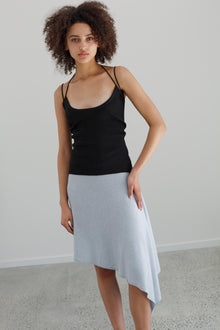 Fleur Organic Cotton Bamboo Skirt - Arctic
