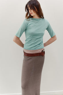 Onure Silk Tee - Tiffany