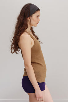 Waves Cashmere Cotton Shorts - Violetta