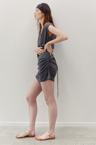 Peace Lily Silk Cotton Dress - Riverstone
