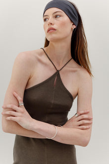 Delta Bamboo Cotton Dress - Moss