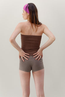Waves Cashmere Cotton Shorts - Mousse