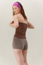 Opio Silk Cashmere Top - Mocha