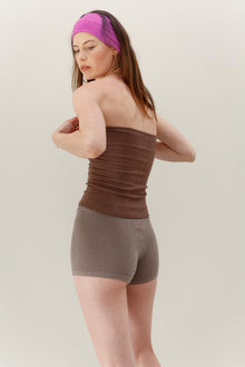 Opio Silk Cashmere Top - Mocha