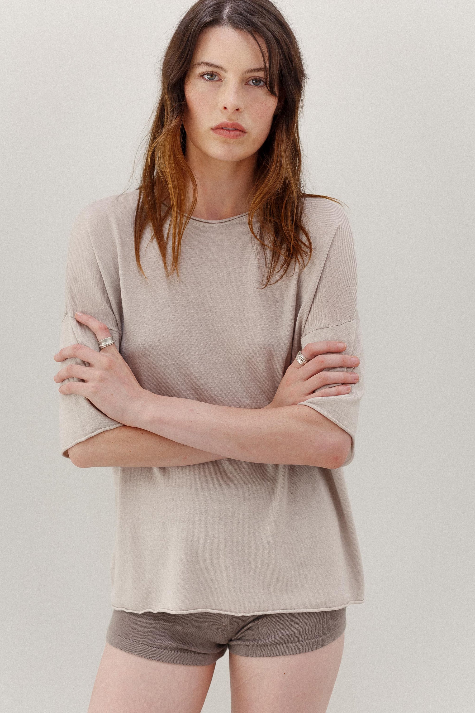 Lili Cotton Bamboo Tee - Whip