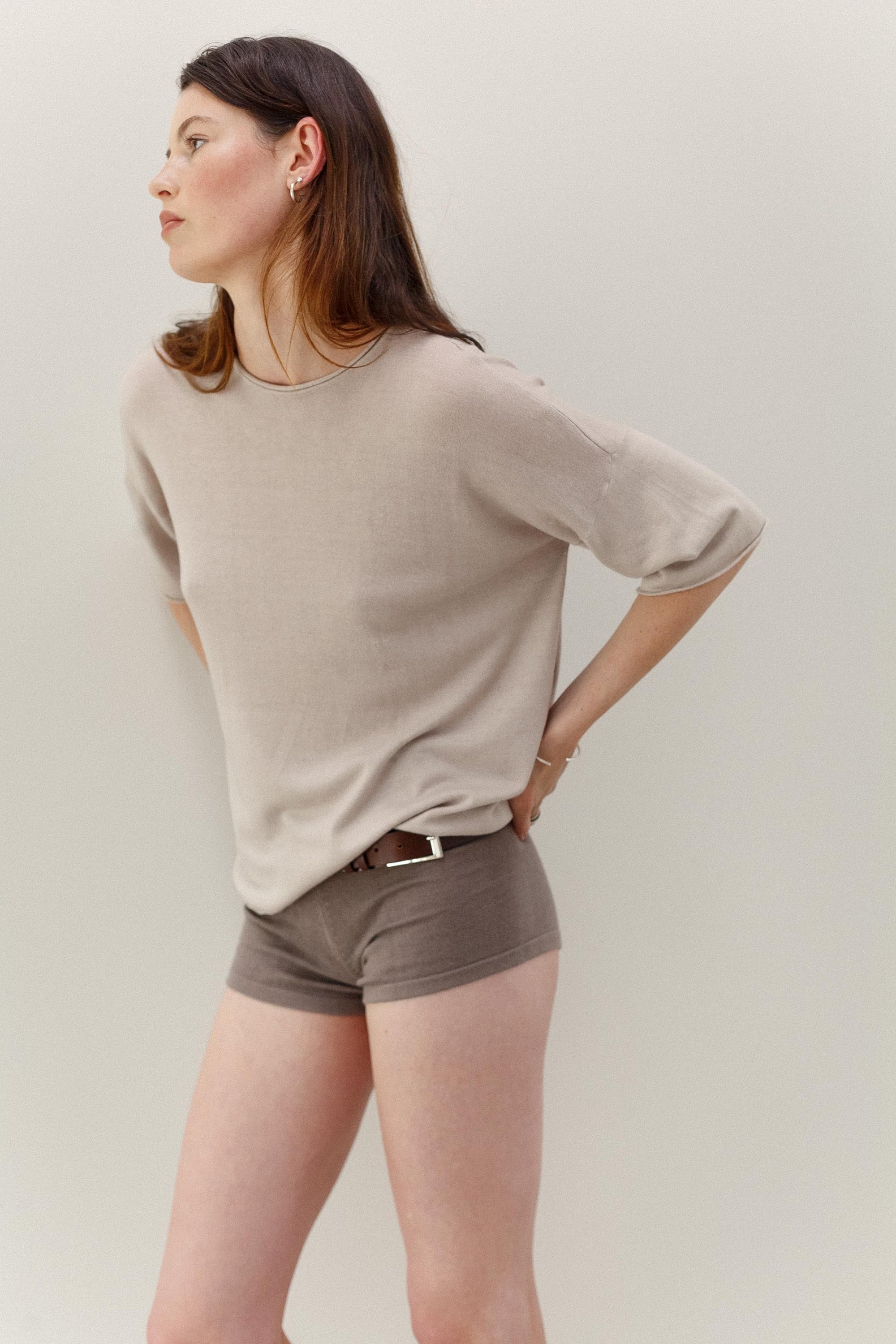 Lili Cotton Bamboo Tee - Whip