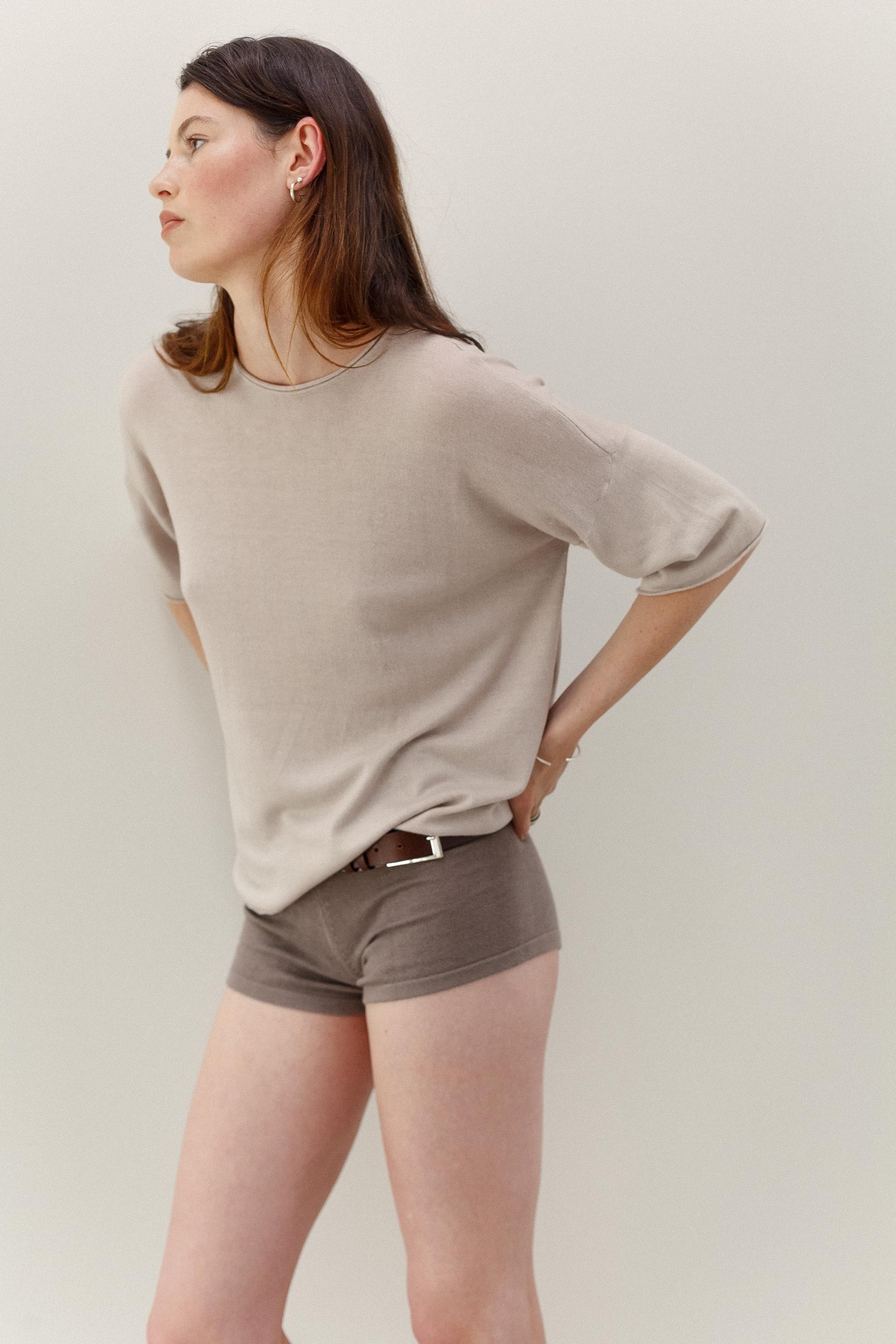 Lili Cotton Bamboo Tee - Whip