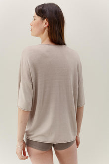 Lili Cotton Bamboo Tee - Whip