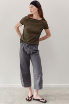 Dream Cotton Pants - Pewter