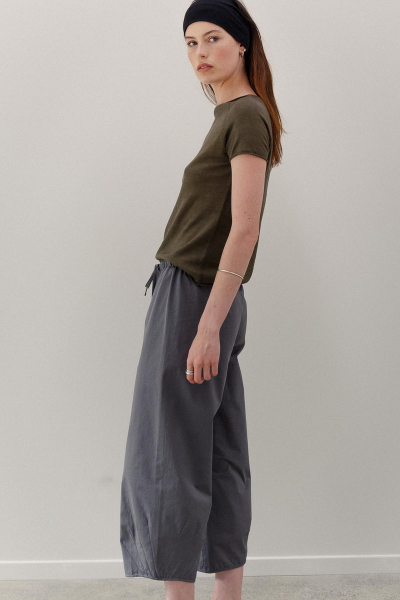 Dream Cotton Pants - Pewter