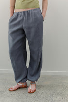 Ming Linen Pants - Slate