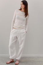 Ming Linen Pants - White