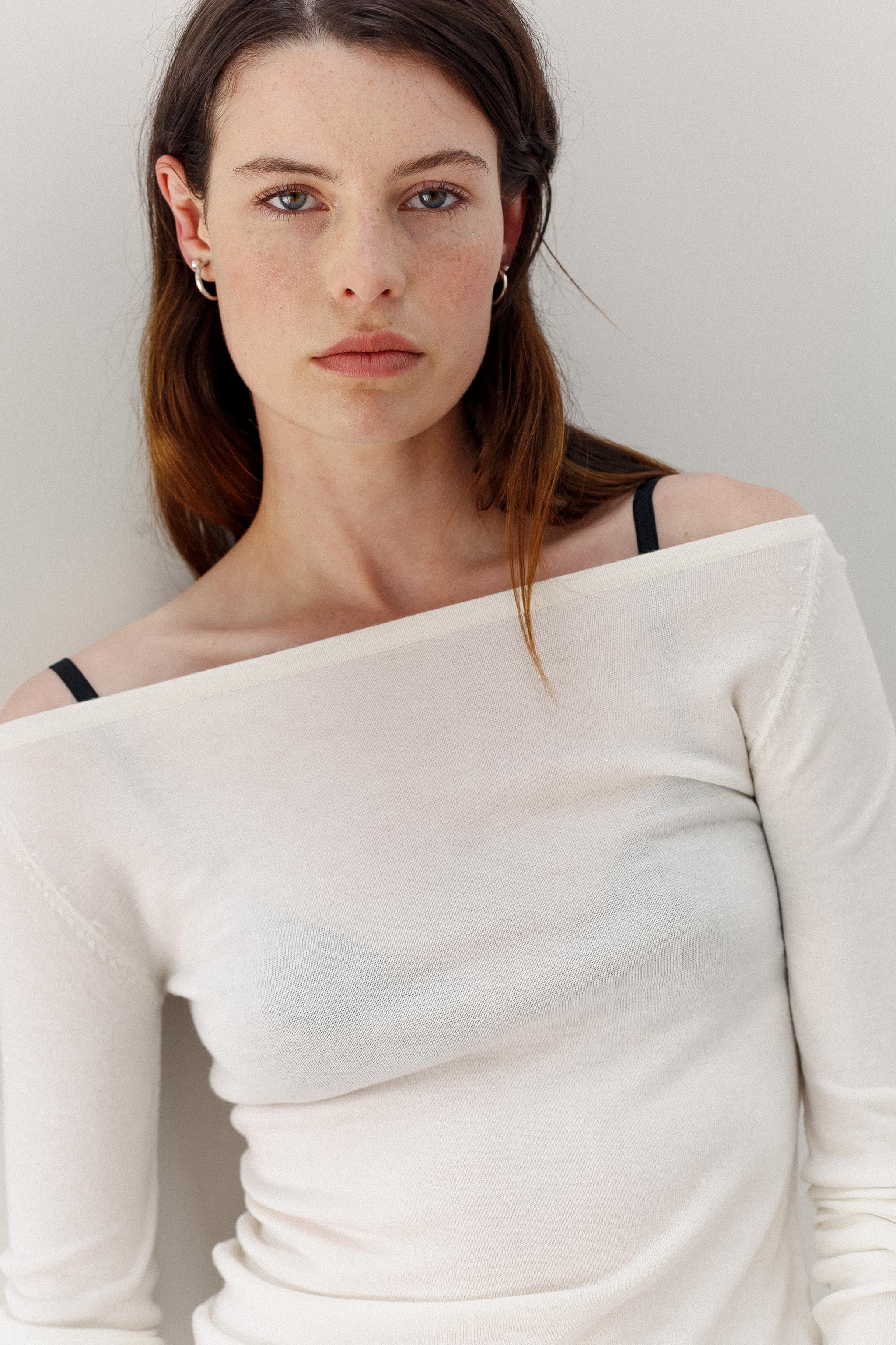 Limi Silk Cashmere Top - Blanc