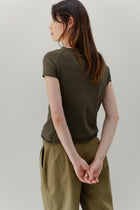 Maya Cotton Top - Olive