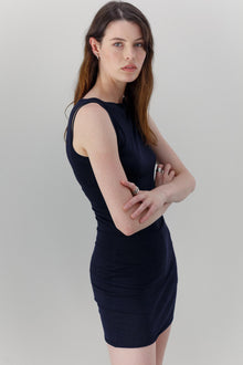 Onure Silk Mini Dress - Ink