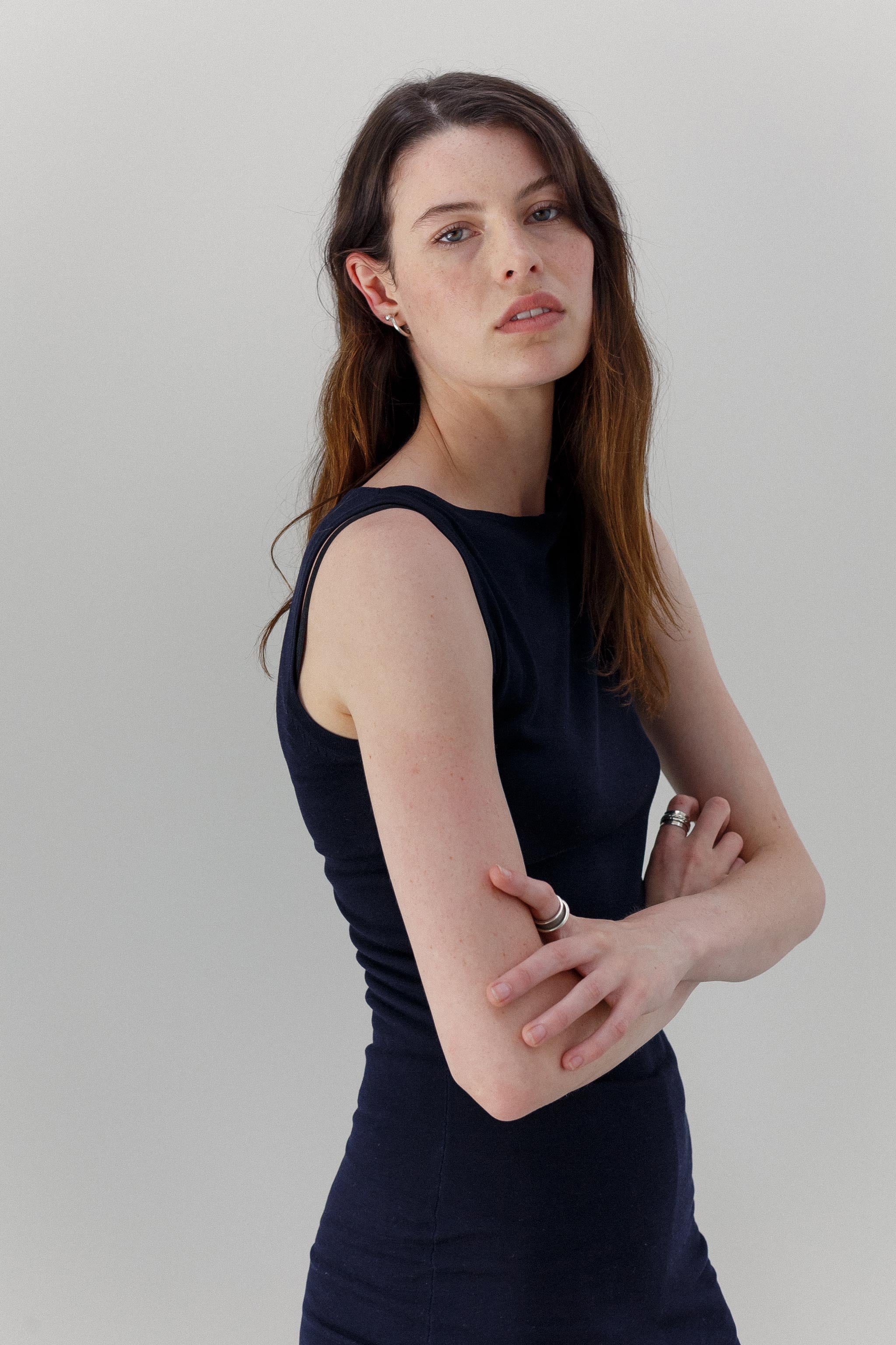 Onure Silk Mini Dress - Ink