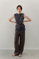 Peace Lily Silk Cotton Dress - Riverstone