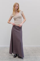 Sedona Linen Skirt - Ash