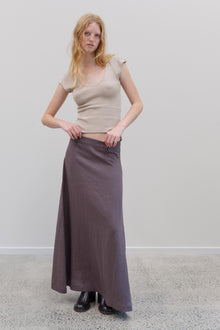 Sedona Linen Skirt - Ash