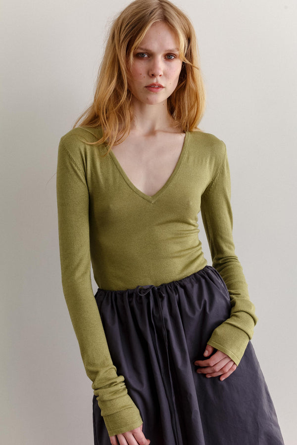 Nori Cashmere Silk Top